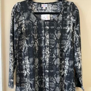 NWT XS LuLaRoe Lynnae long sleeve top